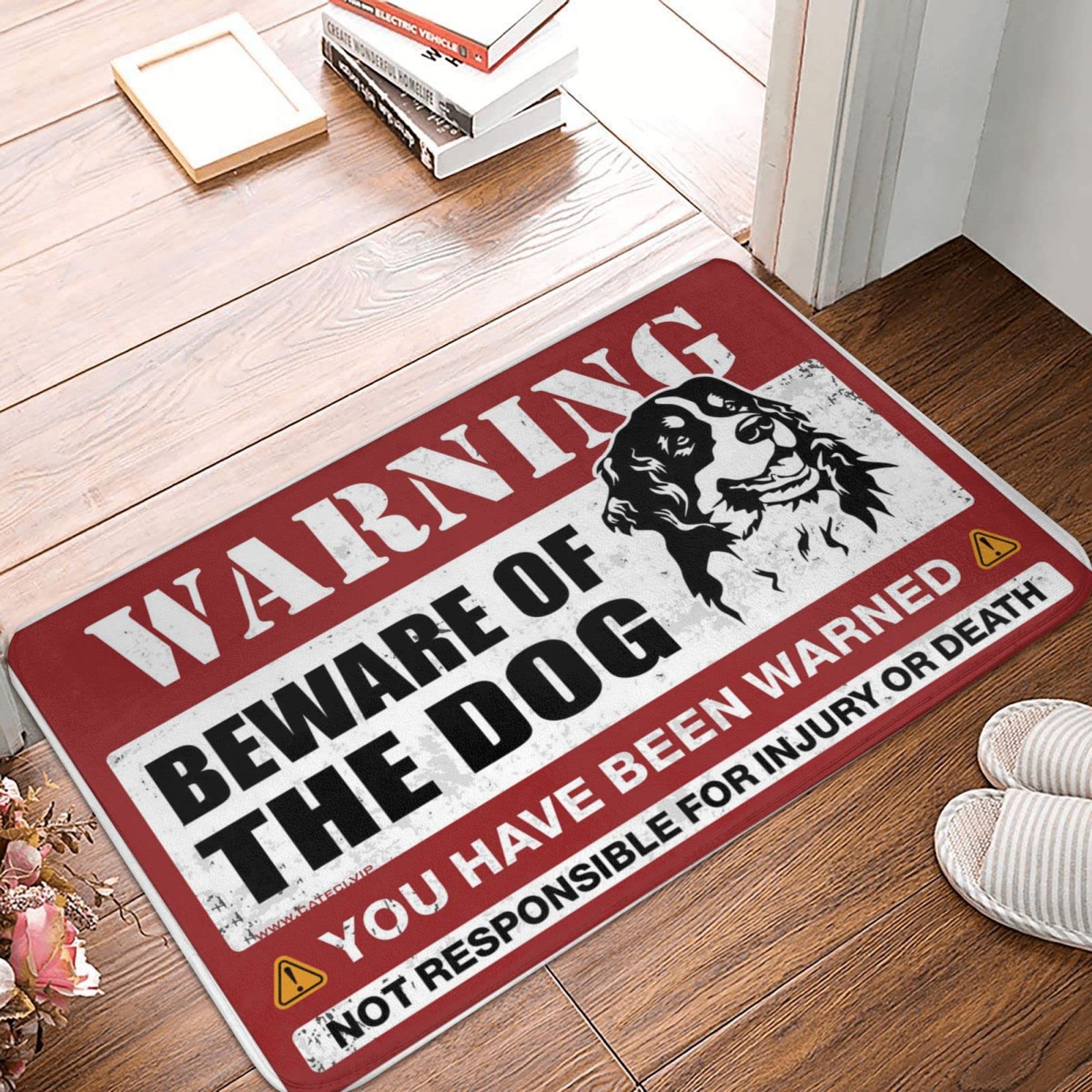 Tapis de bienvenue Dsoluuing robuste pour extérieur et garage