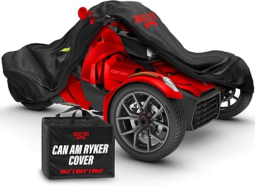 Miniatura 1 de La funda compatible con Can Am Ryker se adapta a 600, Rally, Sport, Can Am Ryker 900 Cover. Toda la protección Wx duradera impermeable Can Am Ryker