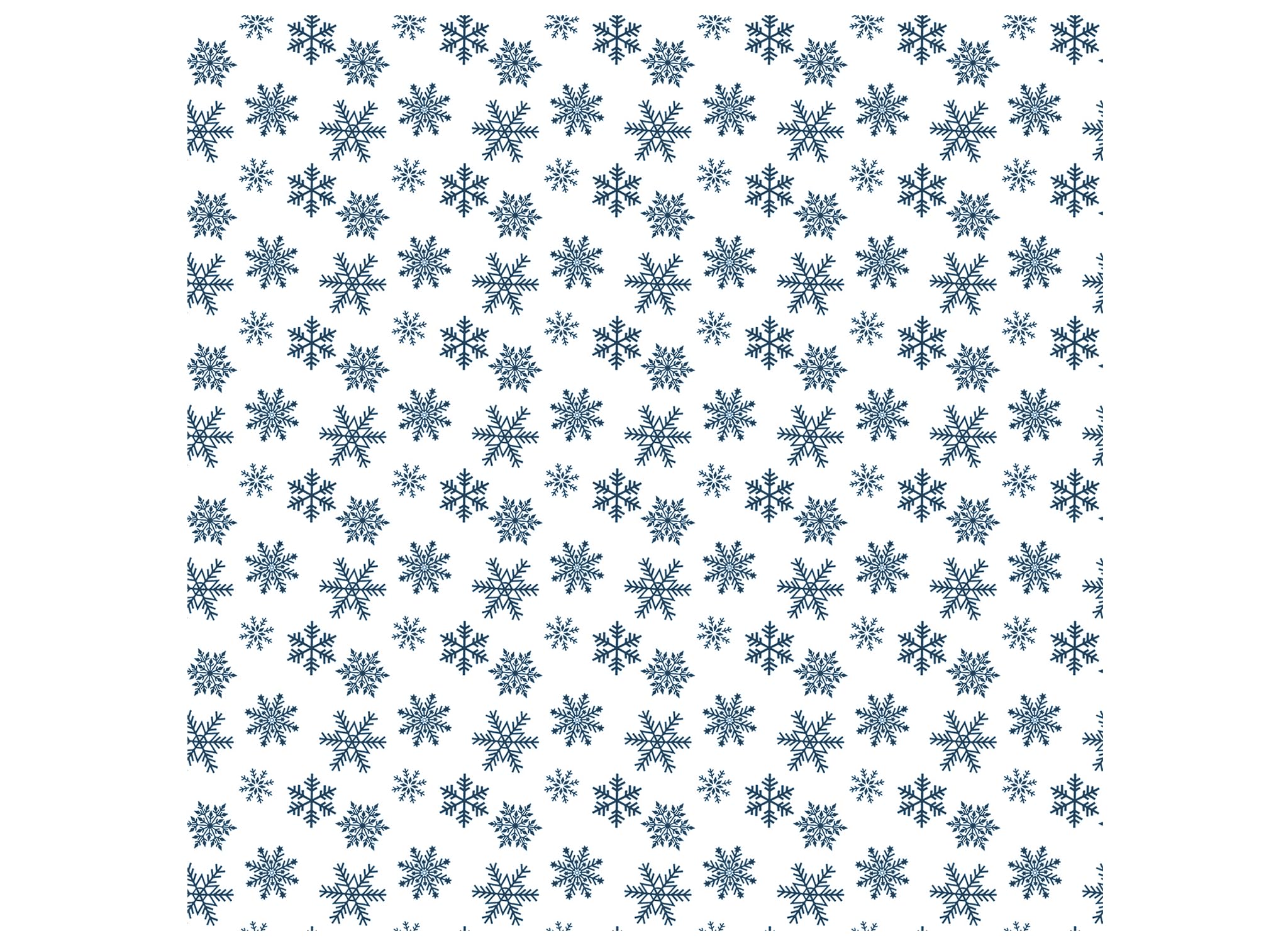 Snowflakes Tiled 5 Inch Blue Fused Glass Decals