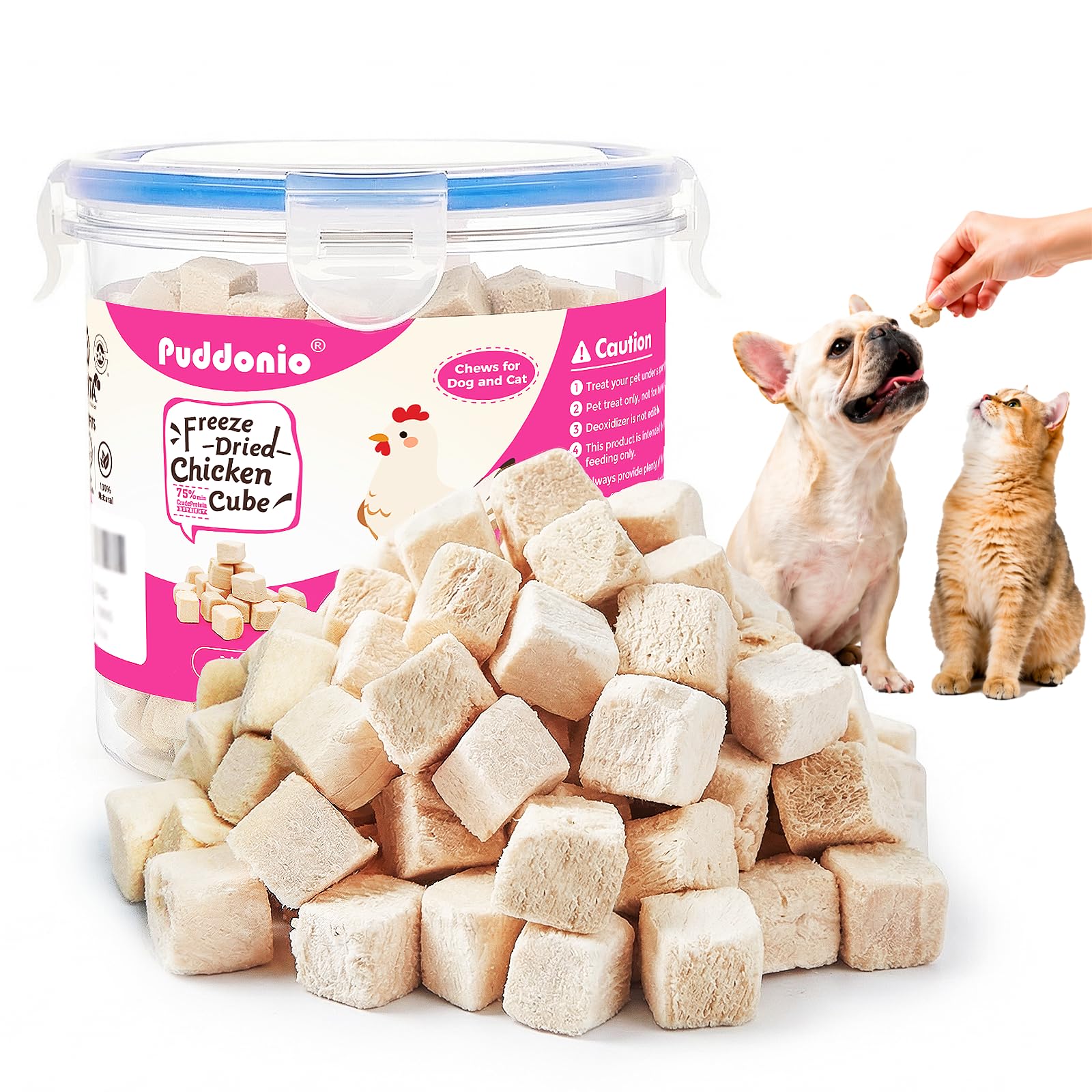 Puddonio Freeze Dried Chicken Treats