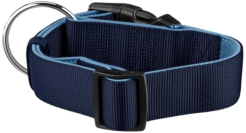 Nobby Collar Classic Preno Extra, Azul, L: 40-55 cm, Ancho: 38/40 mm, 1 Pieza