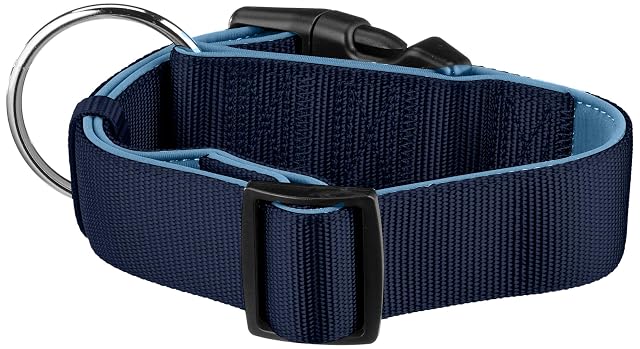 Nobby Collar Classic Preno Extra, Azul, L: 40-55 cm, Ancho: 38/40 mm, 1 Pieza