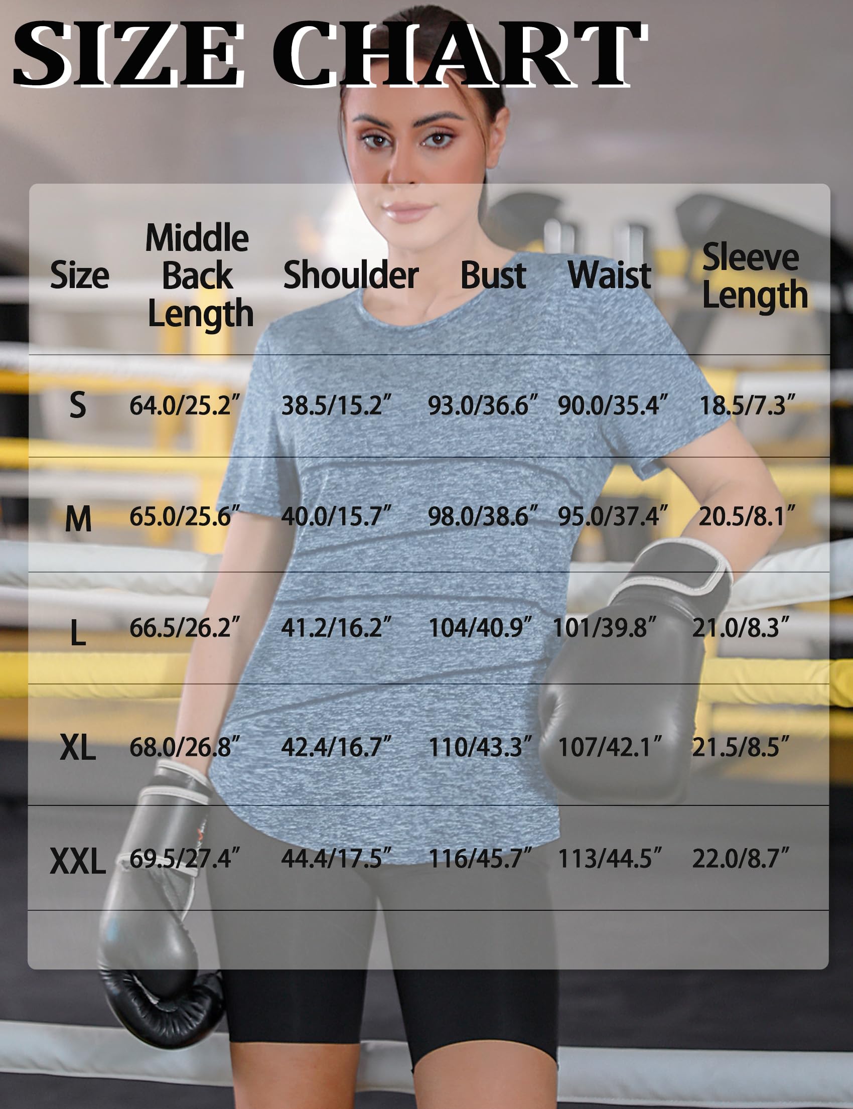 Terecey Camisetas Deporte Manga Corta Mujer Camiseta Tecnica para Mujer Suelta Camiseta Fitness Mujer y Cuello Redondo Camiseta Deportiva de Secado Rápido para Yoga Pilates S-XXL