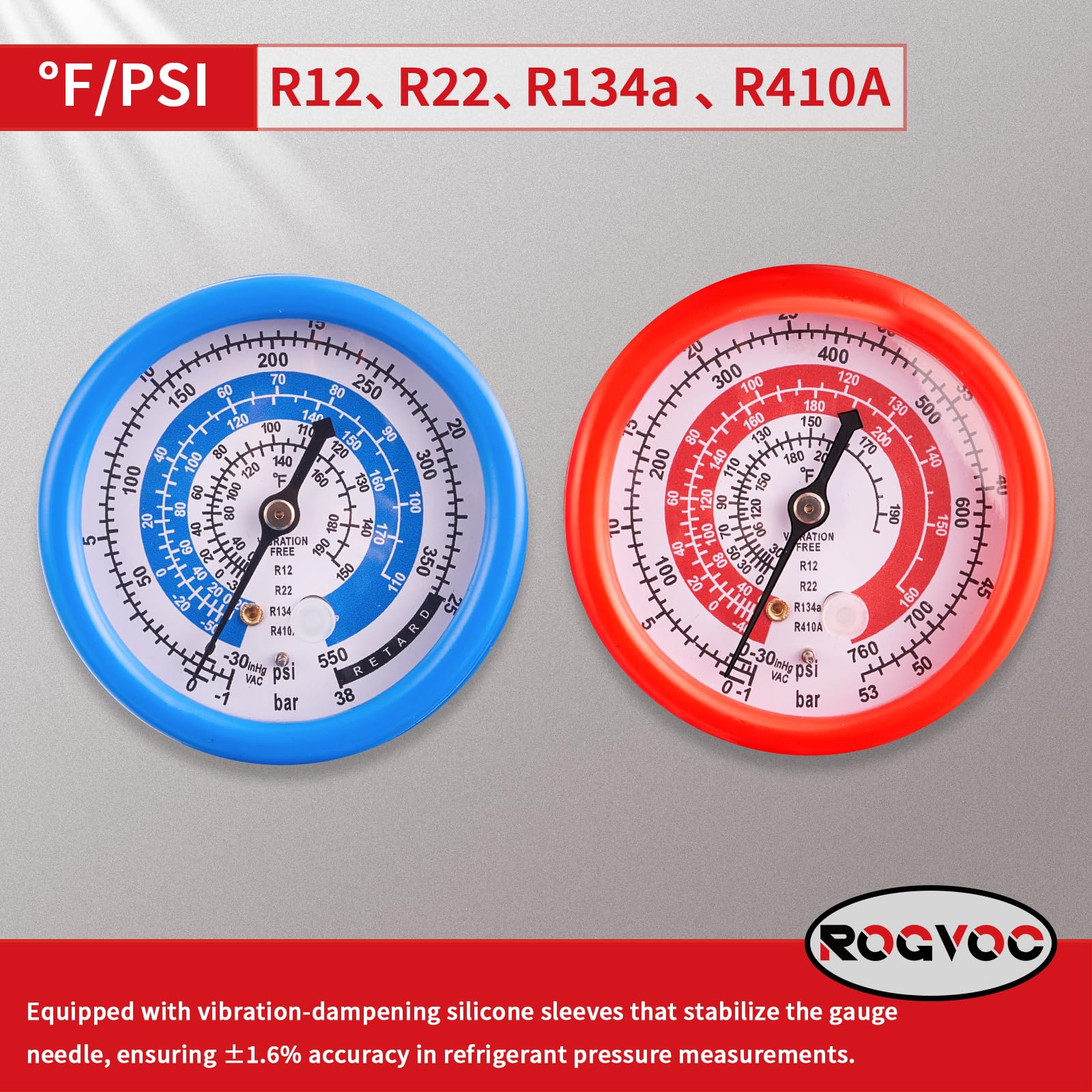 Normal Operating Pressure R454b R454b Refrigerant Buy Oreq Digital Manifold Gauge Set, HVAC System ...