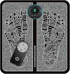 Tapete massageador de pés portátil para pés almofada massageadora de pernas tapete dobrável doméstico