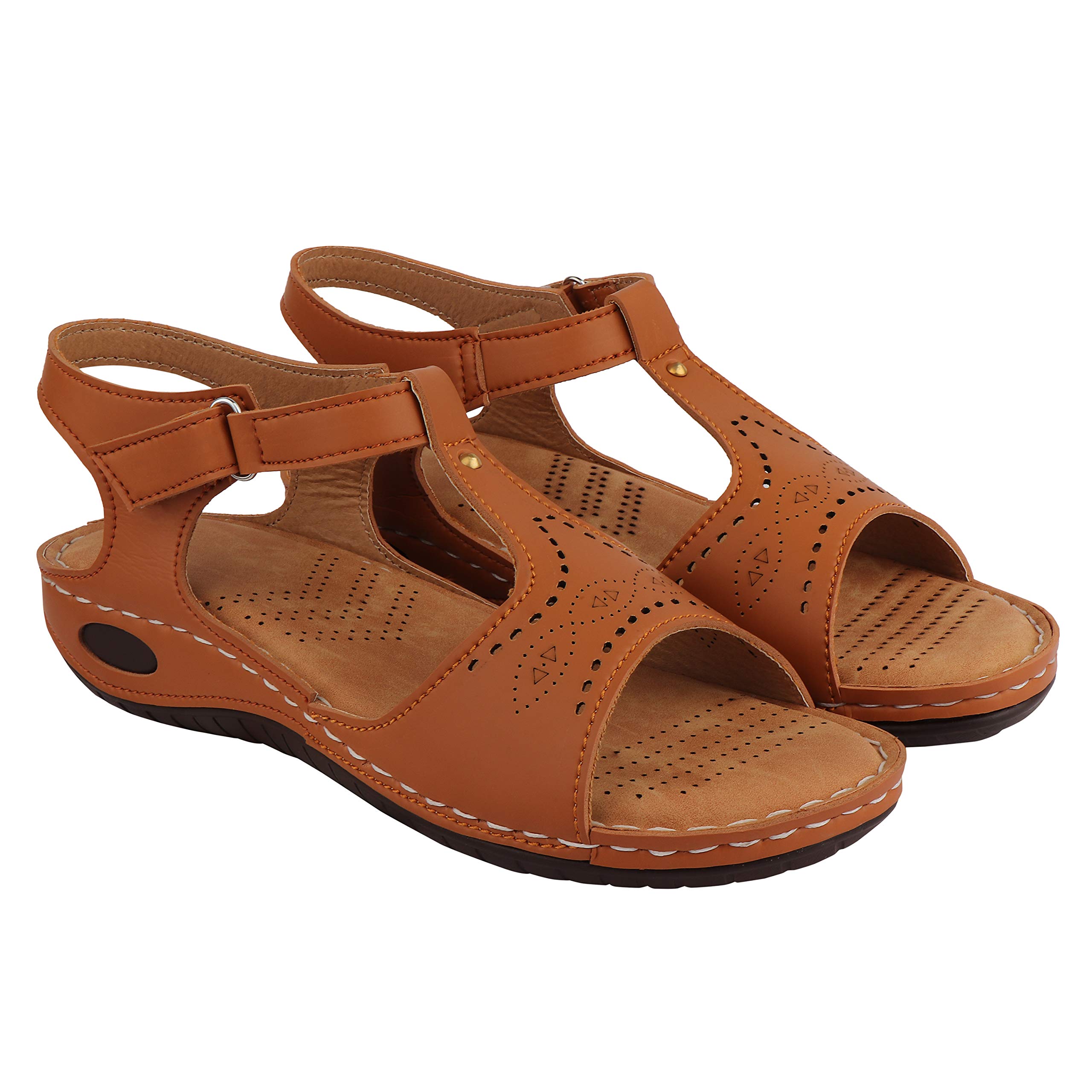 Do Bhai Womens Tan Fashion Sandal - 3 UK - 36 EU (B07QWCT5MD) Amazon Price History, Amazon Price Tracker