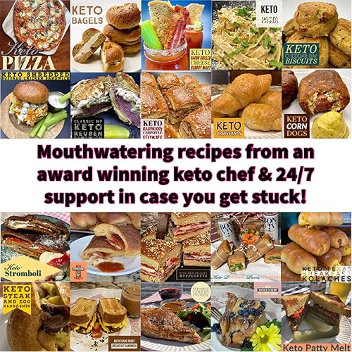 Miniatura 5 de Mezcla para hornear Keto - 0 carbohidratos netos - Soporte gratuito de recetas - Apto para máquinas de pan - Hecho en los Estados Unidos - Más de