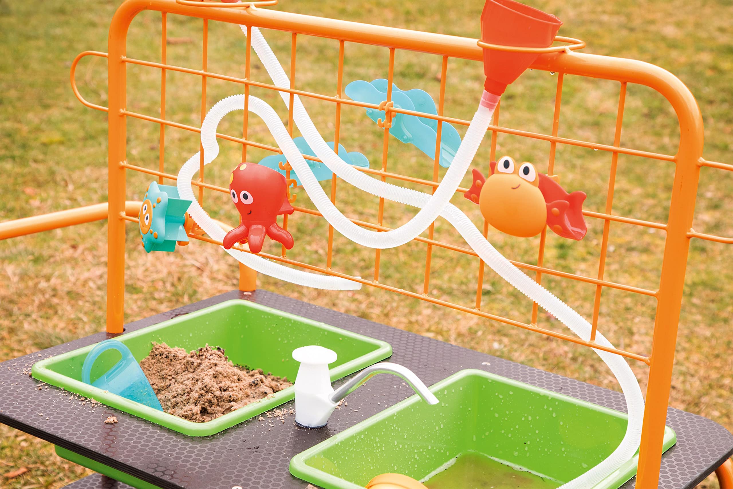 Beleduc TopPlay Mobiler Sand- und Wasserspieltisch - Sandeln Spielzeug