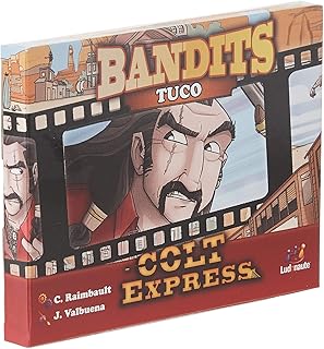 Ludonaute Colt Express Board Game Tuco Bandit Pack Expansion | Train Strategy Game | Wild West Adventure Game for Adults and Kids | Ages 10+ | 2-6 Players | Average Playtime 40 Minutes | Made