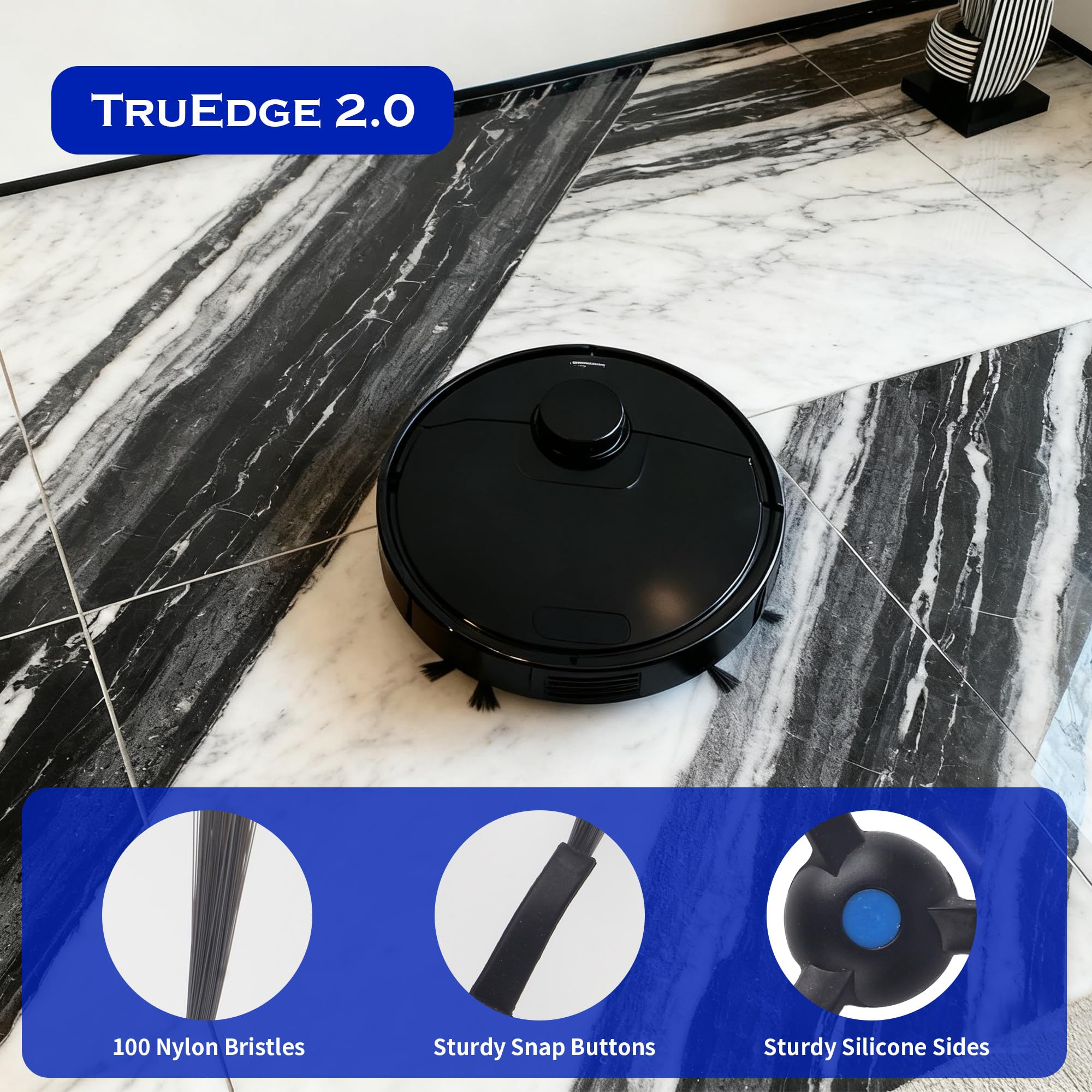 25 pezzi Accessori per ECOVACS DEEBOT T50 PRO Omni/T50 Omni/T50,2 Spazzole Principali, 6 Panni, 6 Sacchetti Raccoglipolvere, 6 Spazzole Laterali, 4 Filtri, 1 Spazzola di Pulizia