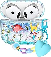 Vista 36 de Funda para Apple para Airpod 2/1 - Funda Kawaii bonita estética femenina femenina para niñas y mujeres, protector líquido con purpurina brillante