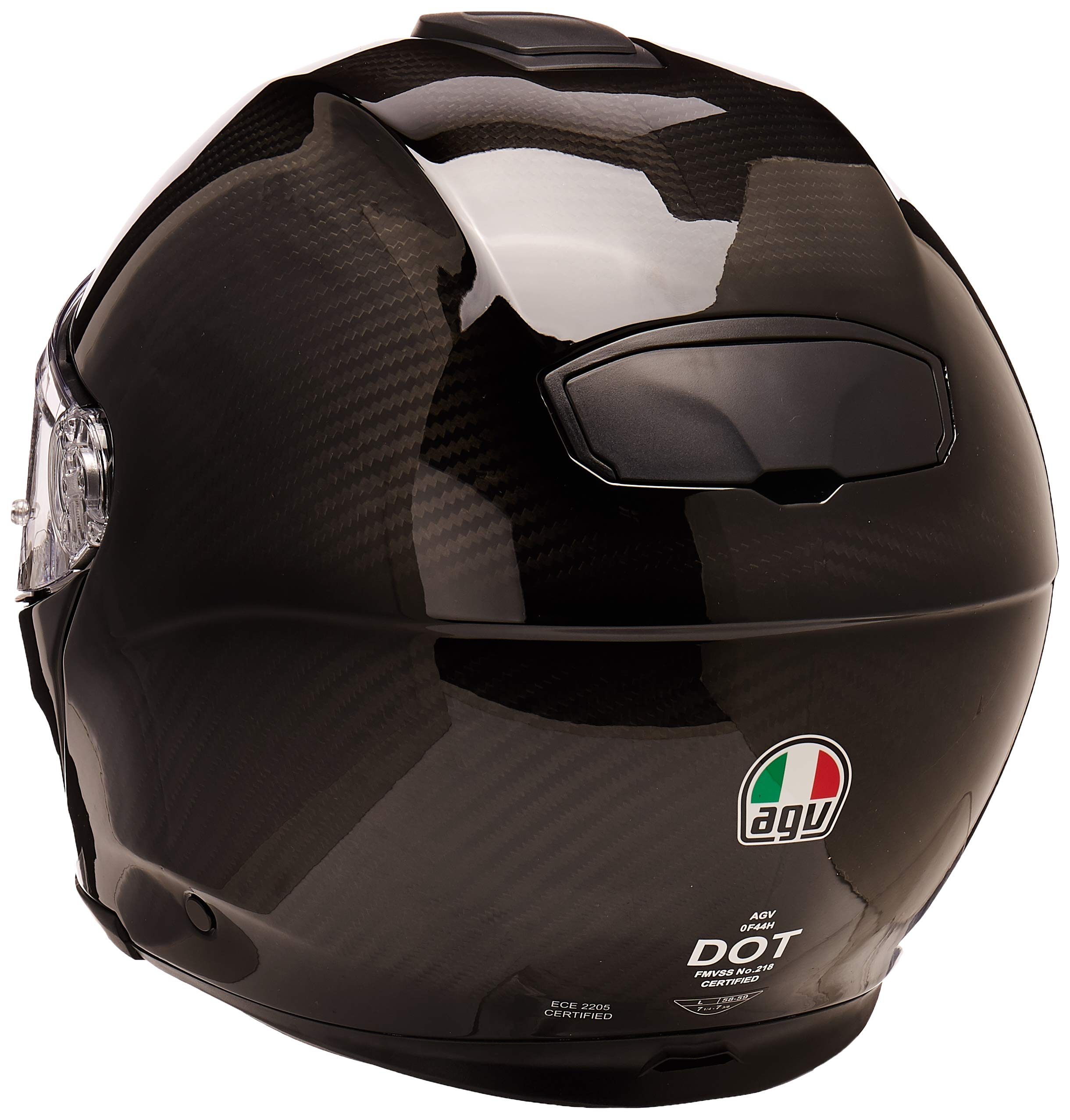 AGV Unisex-Adult Flip-Up Sport Modular Motorcycle Helmet (Black, Large)