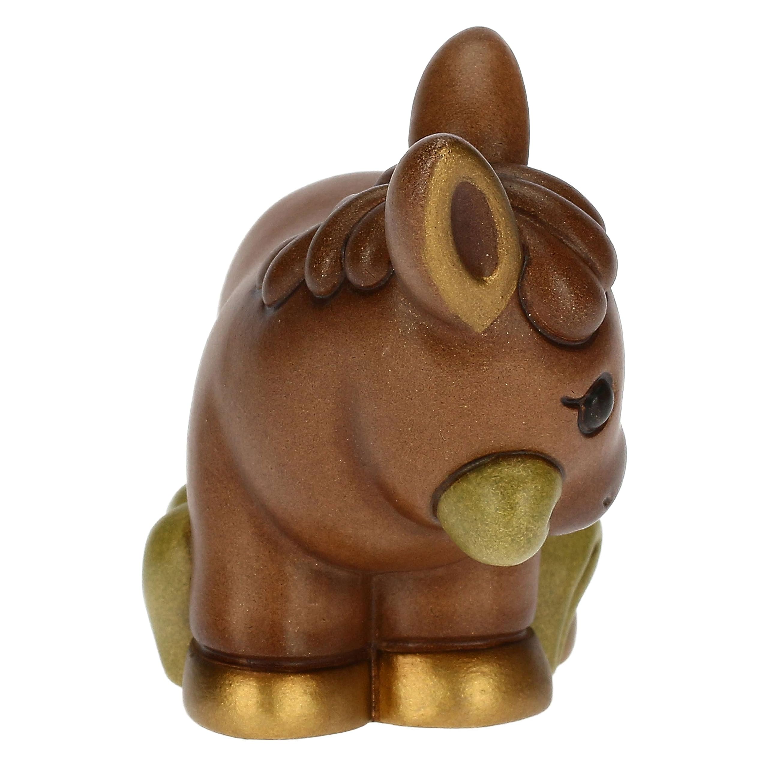 THUN Carretto Di Barili Presepe - Ceramica Decorata A Mano, 6.3x5.1x5.9 Cm, Decorazione Natalizia - Foto 7