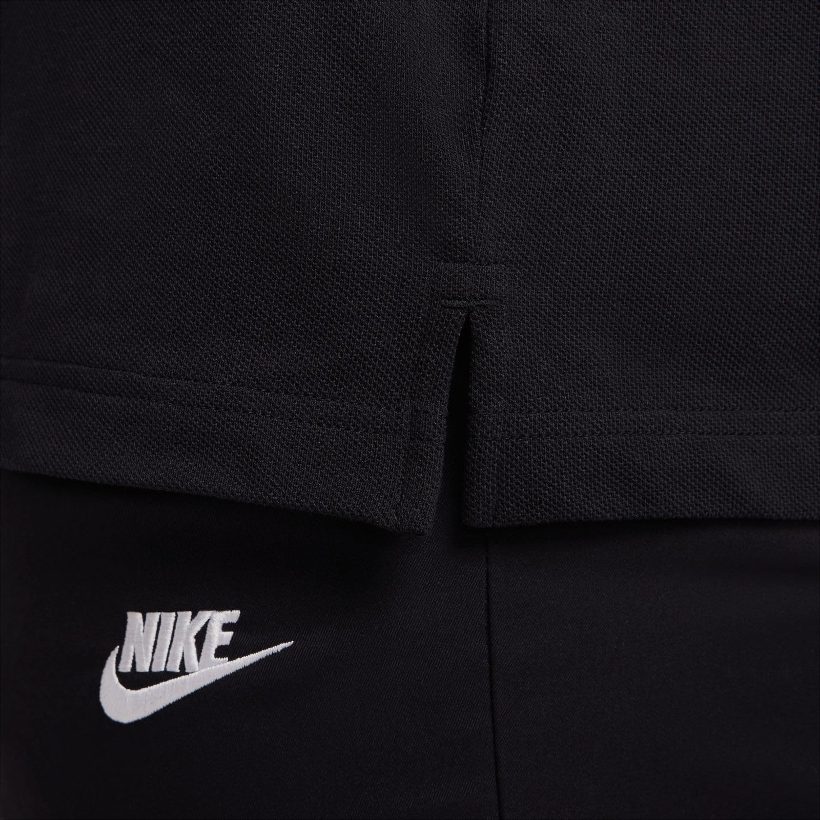 Nike Męskie M Nk Club Ss Polo Pique, Black/White, FN3894-010, 3XL
