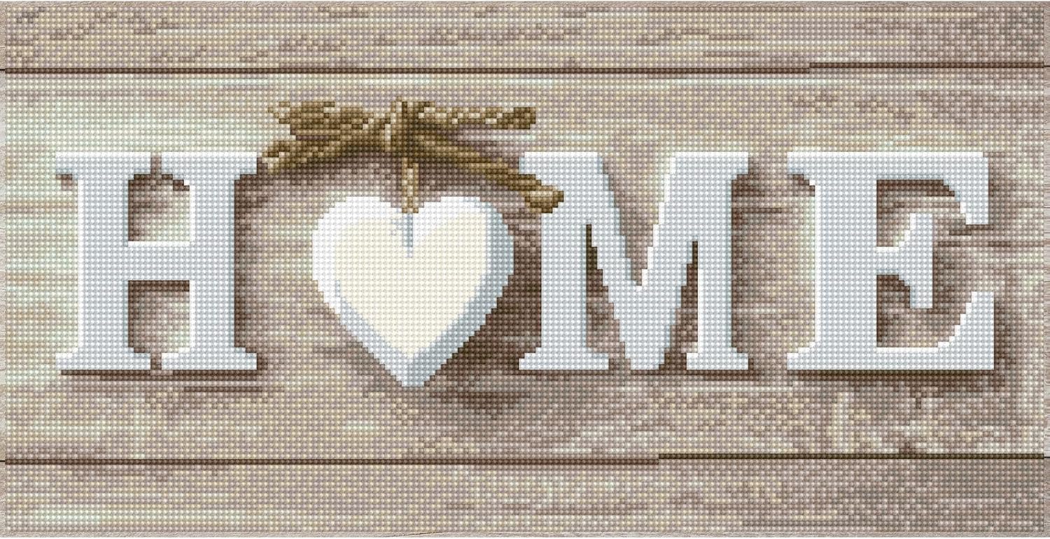 DIAMOND DOTZ Sparkle at Home Word Diamond Painting Kits for Adults - Diamond Art Kits a Relaxing Creative Craft Kit with Dotz Gems 11"x21"