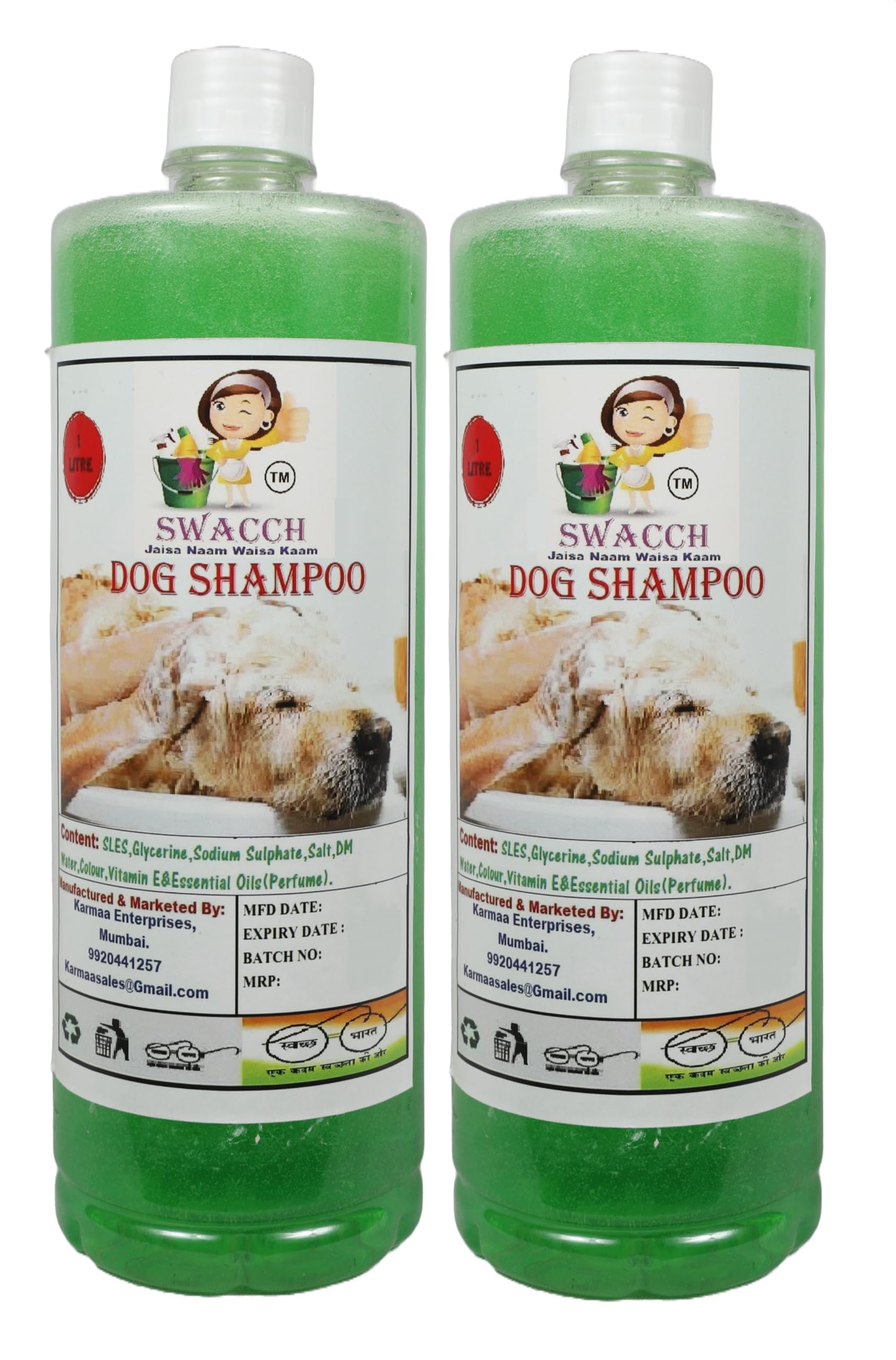 Swacch Dog Shampoo (2 Liters) (Combo Pack Of 2) Neem Alovera (B0BMVS765Z) Amazon Price History, Amazon Price Tracker