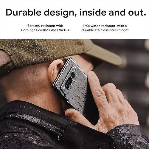 Miniatura 8 de Google Pixel Fold - Smartphone Android 5G desbloqueado con lente teleobjetivo y lente ultraancha - Pantalla plegable - Batería de 24 horas -