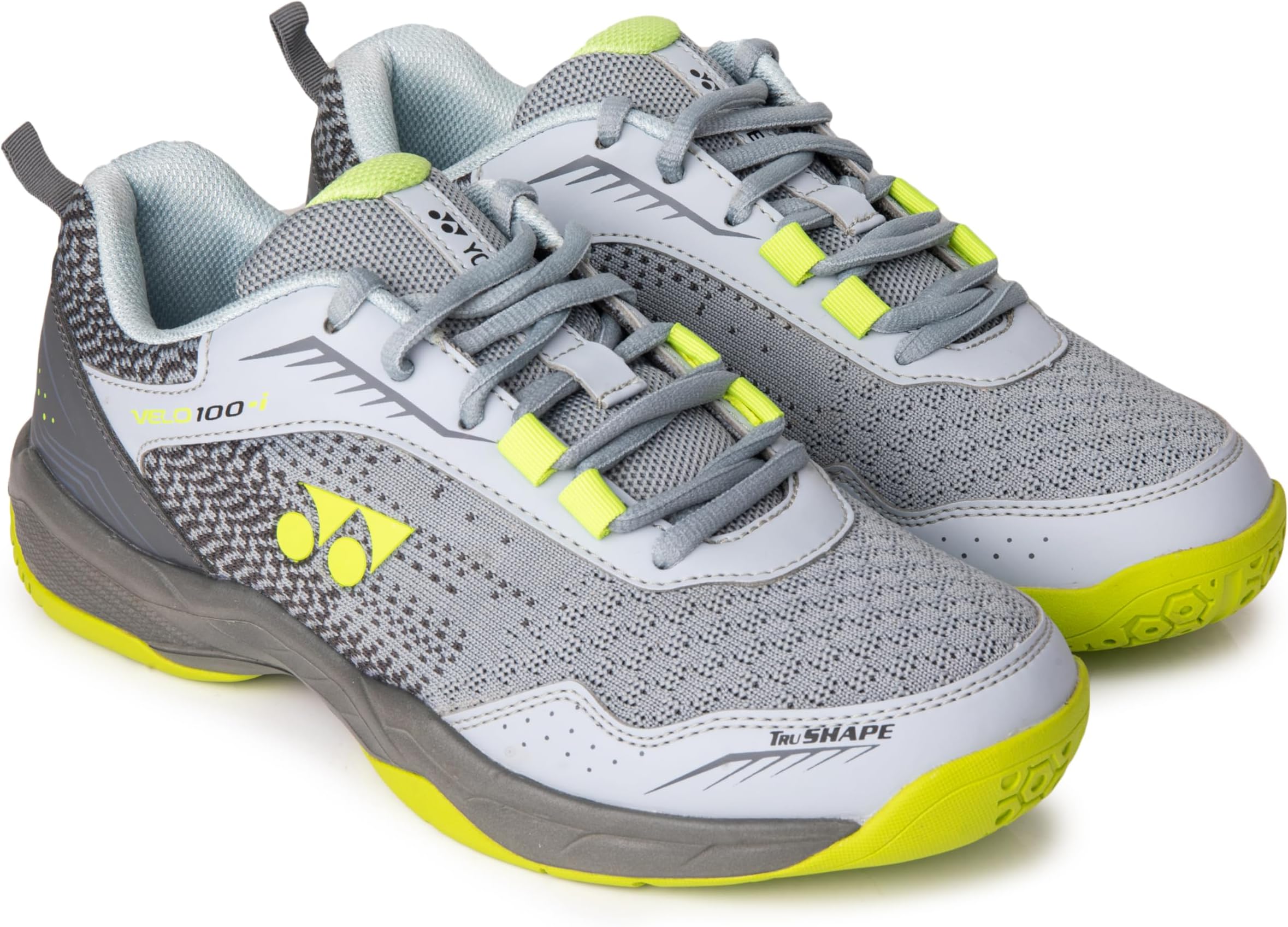YONEX Velo 100-i Badminton Shoes | Made in India | Ideal for Badminton,Squash,Table Tennis,Volleyball | Non-Marking Sole | TRU Cushion | Ergo Shape | Hexagrip |