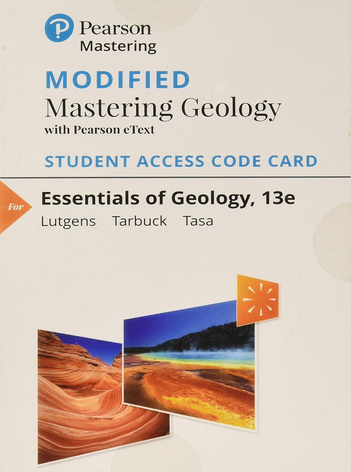 Modified Mastering Geology with Pearson Etext Standalone Access Card