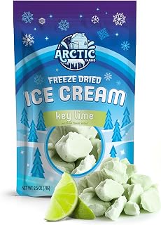Arctic Farms Freeze Dried Ice Cream Bits Bagged and Boxed - Does Not Melt (Key Lime) (2.5oz)