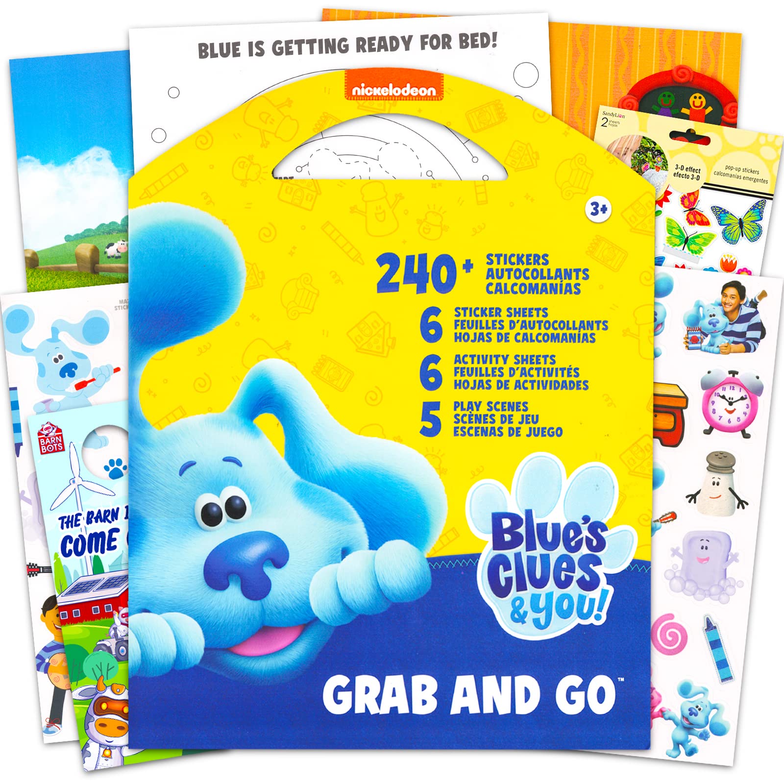 Buy Blue's Clues Stickers for Kids Bundle 240+ Blue's Clues Stickers