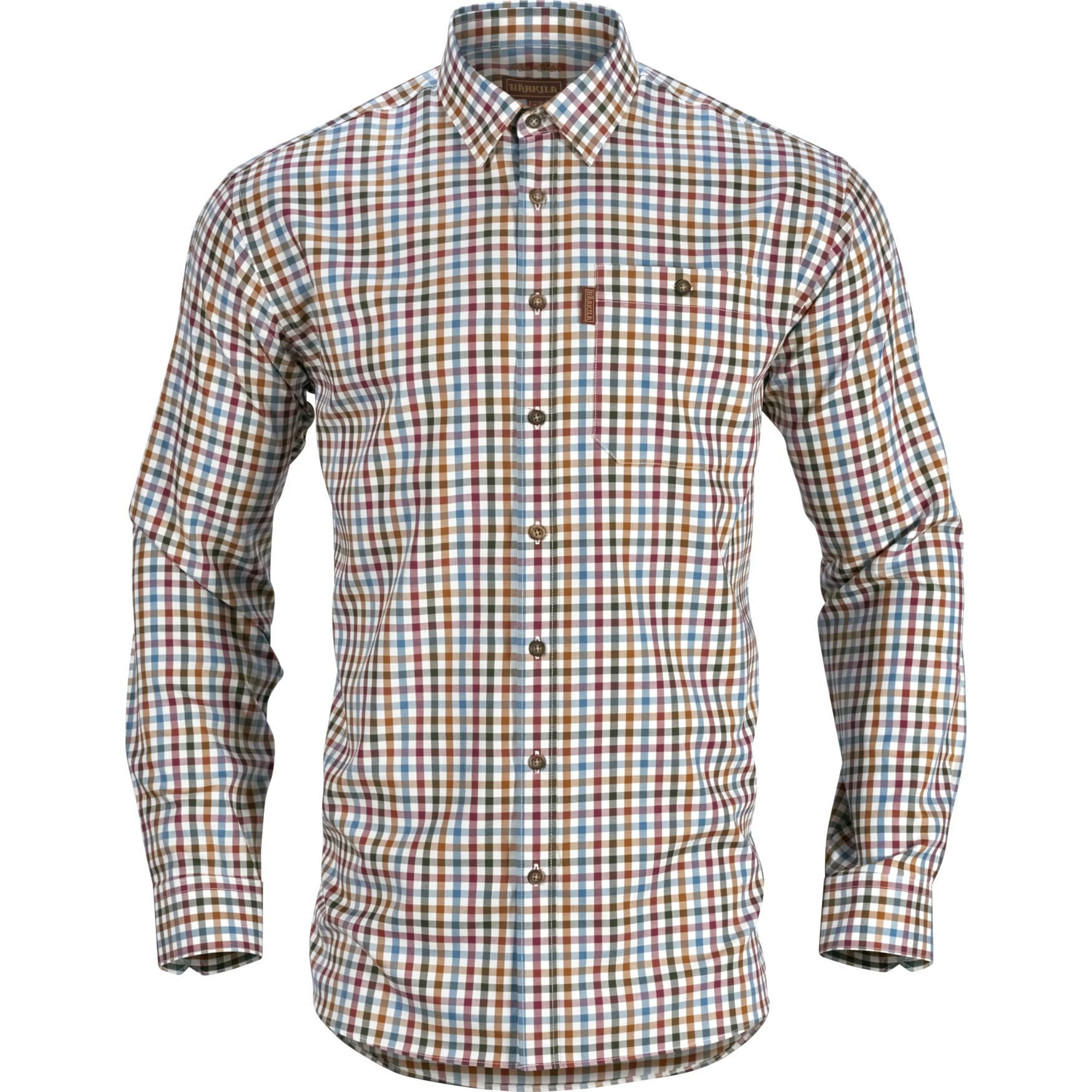 Härkila | Milford Shirt | Professional Hunting Clothes & Equipment | Scandinavian Quality Made to Last | Multi Check, L