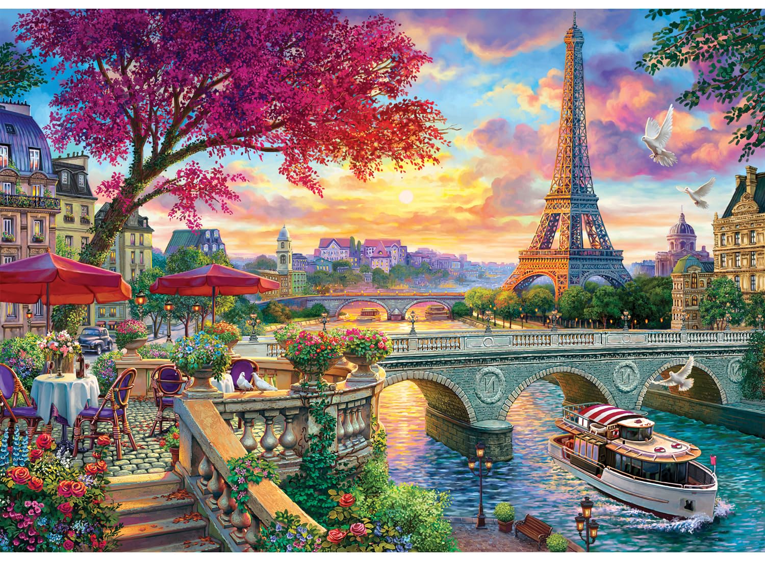 Anatolian Puzzle - Blooming Paris, 3000 Piece Jigsaw Puzzle, #4919