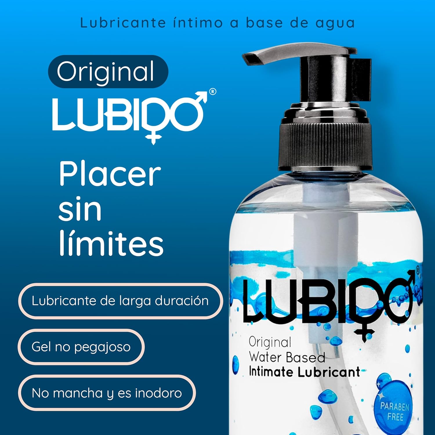 Lubricante Lubido Original 250ml por 8,50€