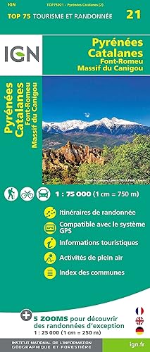 Pyrenees catalanes-font romeu massif du canigou