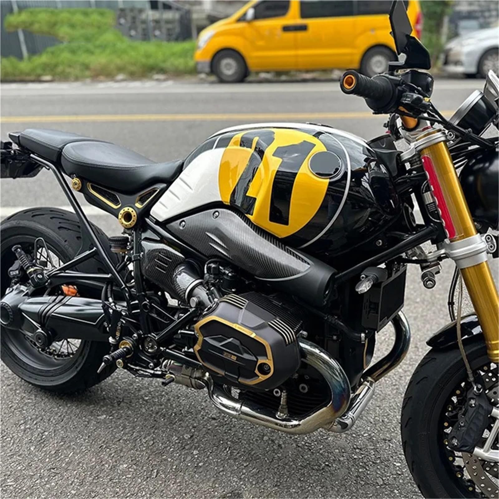 Pasuje do BMW RNINET R9T Pure Urban R NINE T Scrambler Włókno węglowe Osłony wlotu powietrza do motocykla