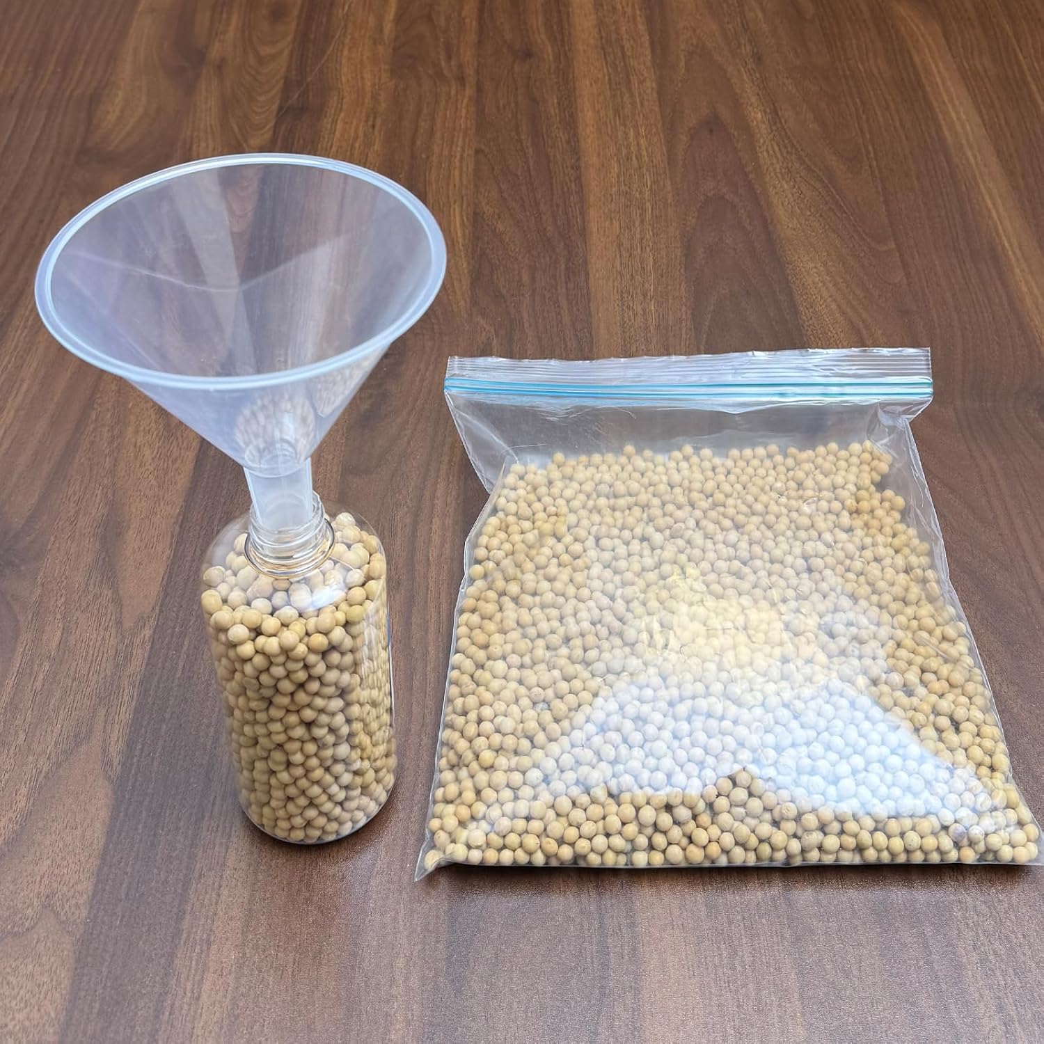 10 Pack Plastic Funnels, 4.8" Clear Funnels for Filling Bottles