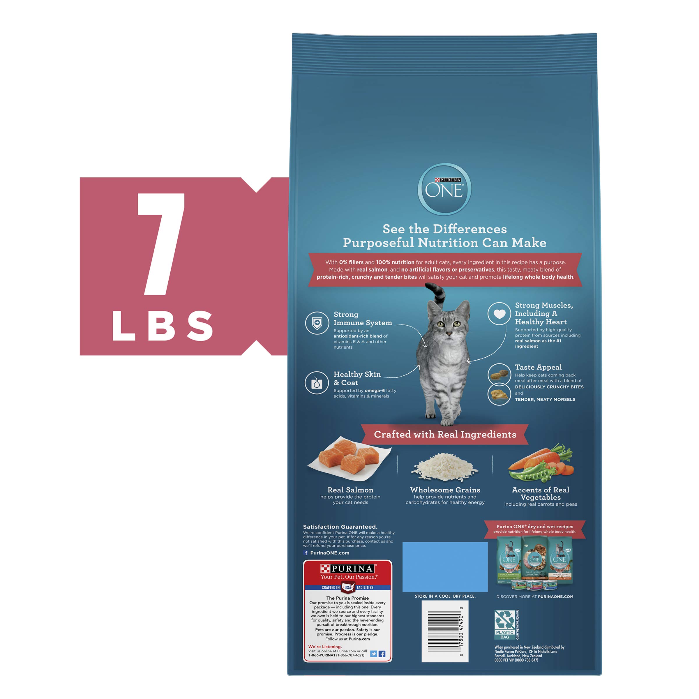 Buy Purina ONE Natural Dry Cat Food, Tender Selects Blend With Real