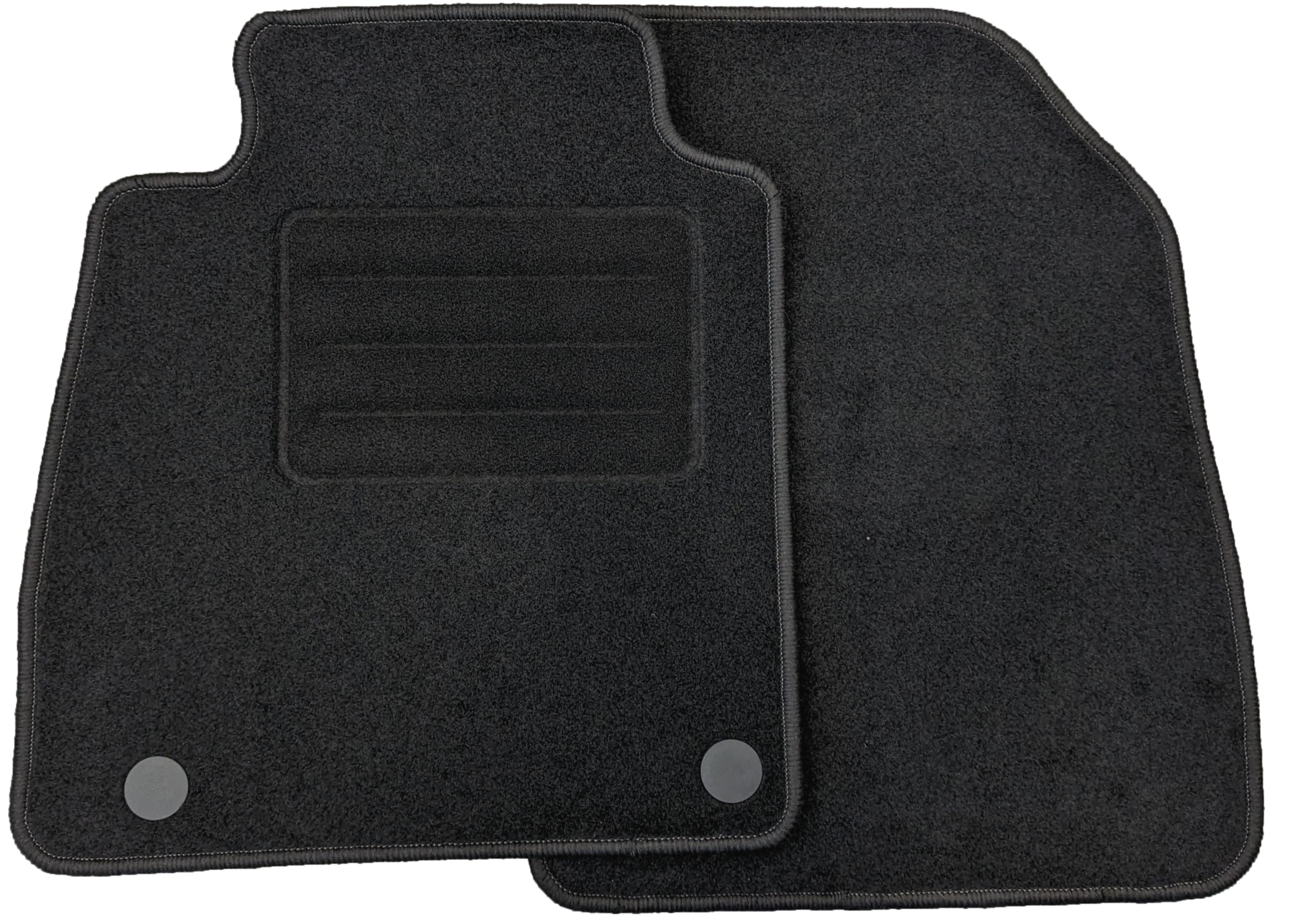 J&J Automotive Tapis De Sol Sur Mesure Velours Noir Logo Peugeot 307 2004-2010 – 4 Pièces Antidérapants Renforcés