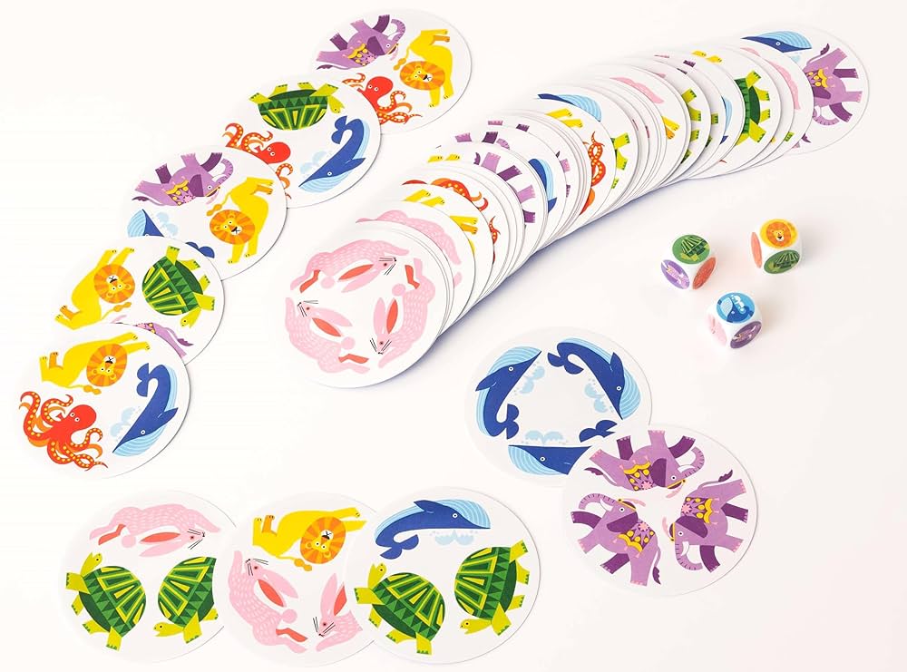 さがしてトリオ サイコロと同じ動物をさがすスピードゲーム