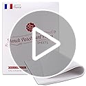 Ann Clark Cookie Cutters Parchment Paper Sheets for Baking, Made in France, Natural Nonstick 16" x 12" Precut 100 Sheets