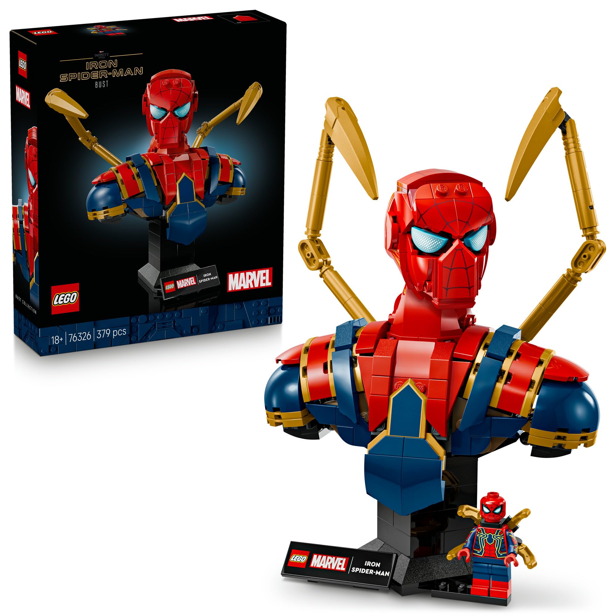 Amazon.co.jp: レゴ(LEGO) マーベル アイアン・スパイダーマン バスト