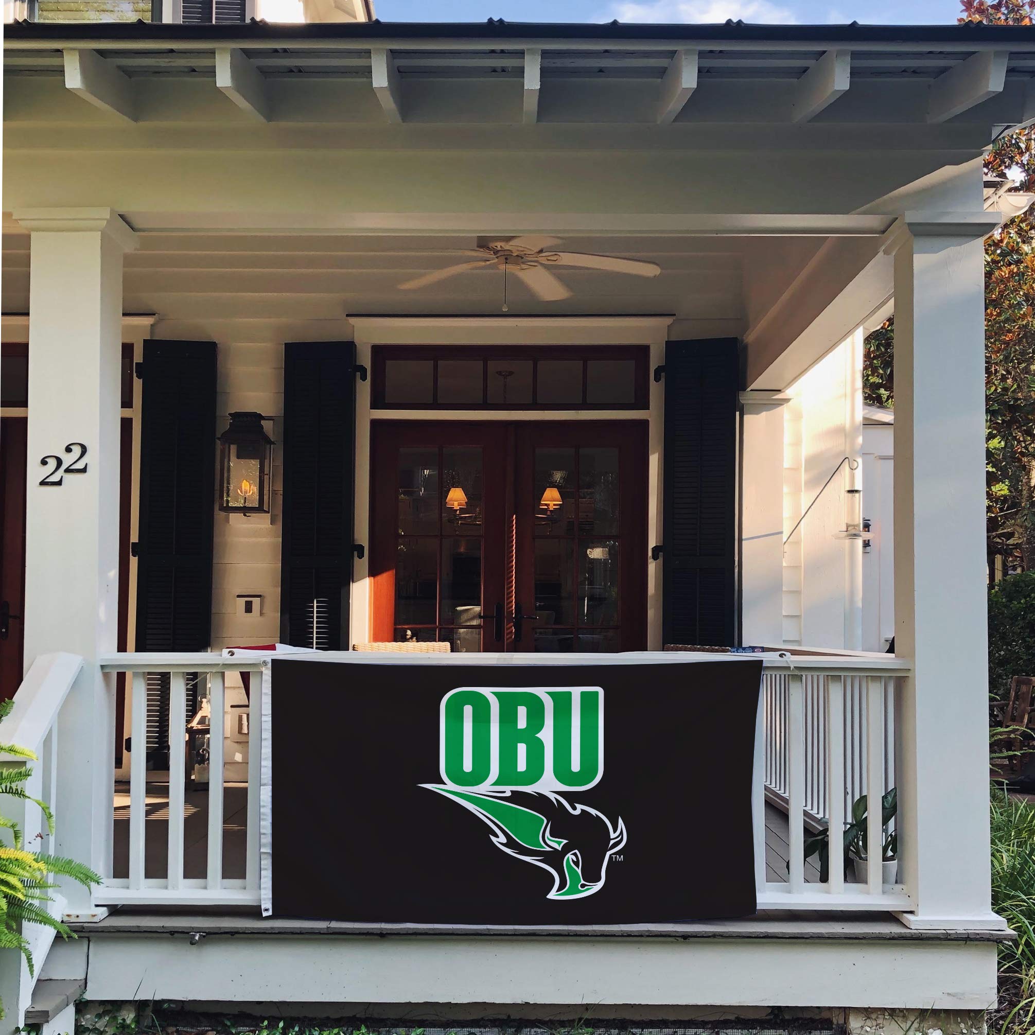 Desert Cactus NCAA Flagge Oklahoma Baptist University - 91x152 Cm, 100% Polyester, Für Indoor & Outdoor