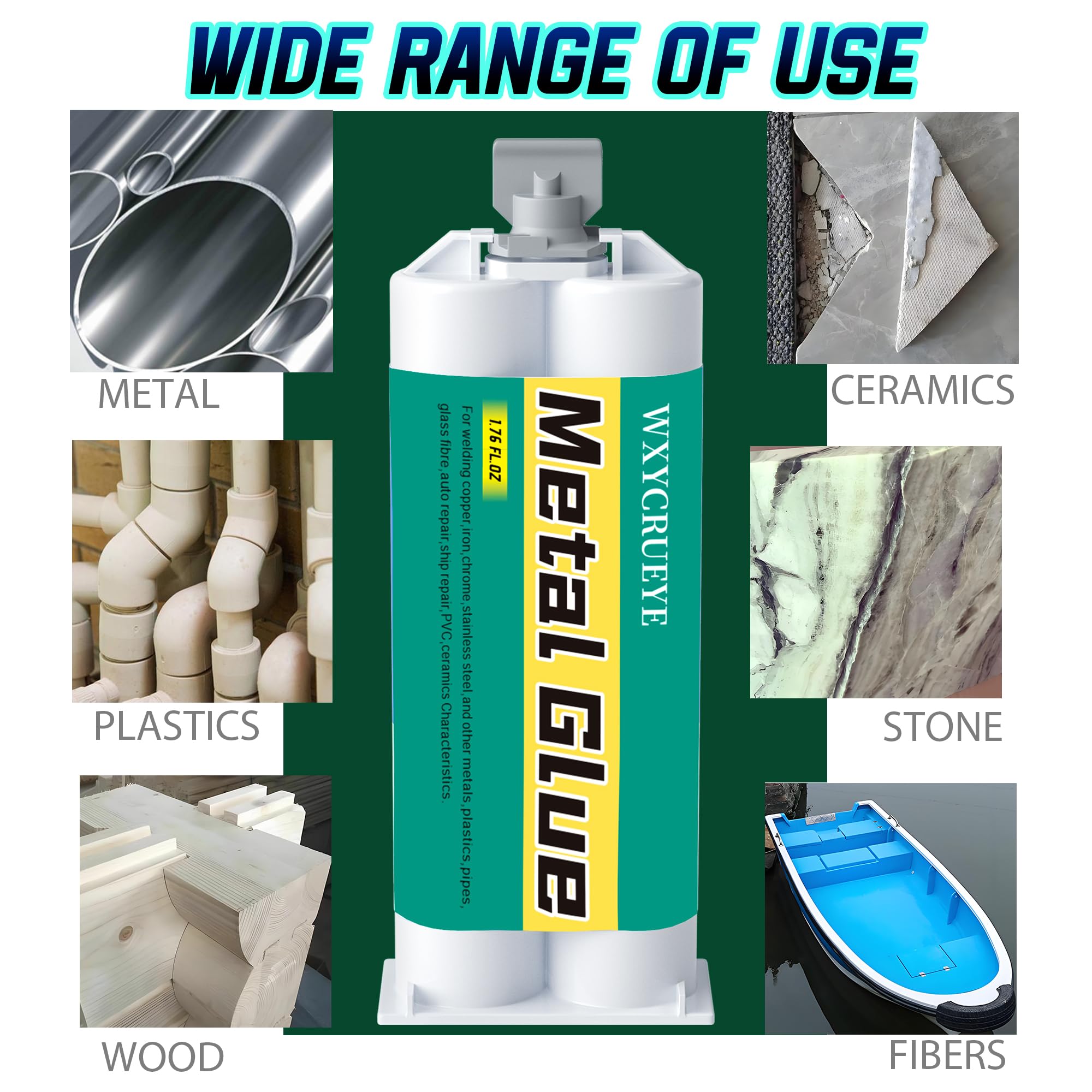 Heavy Duty Metal Glue - Waterproof Epoxy Adhesive -3