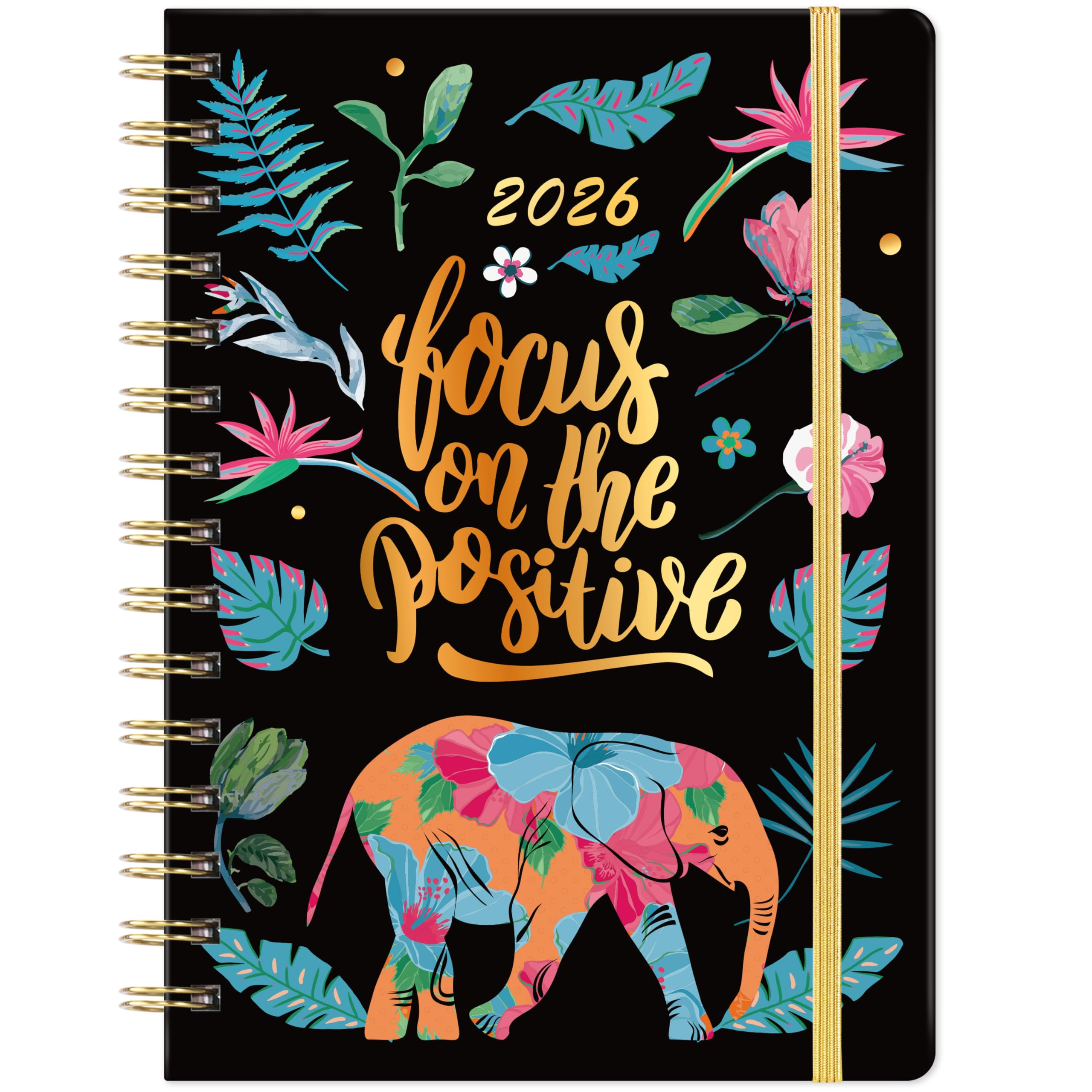 2026 Planner - Weekly & Monthly Planner 2026 with Monthly Tabs, January 2026 - December 2026, 6.3" x 8.4", Flexible Hardcover with Thick Paper,