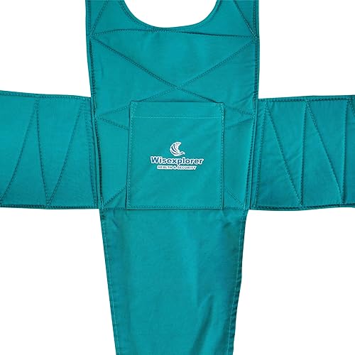 Miniatura 8 de Wisexplorer Cinturón de seguridad antideslizante para silla de ruedas, chaleco médico de sujeción para silla de ruedas, sistema de cinturón para