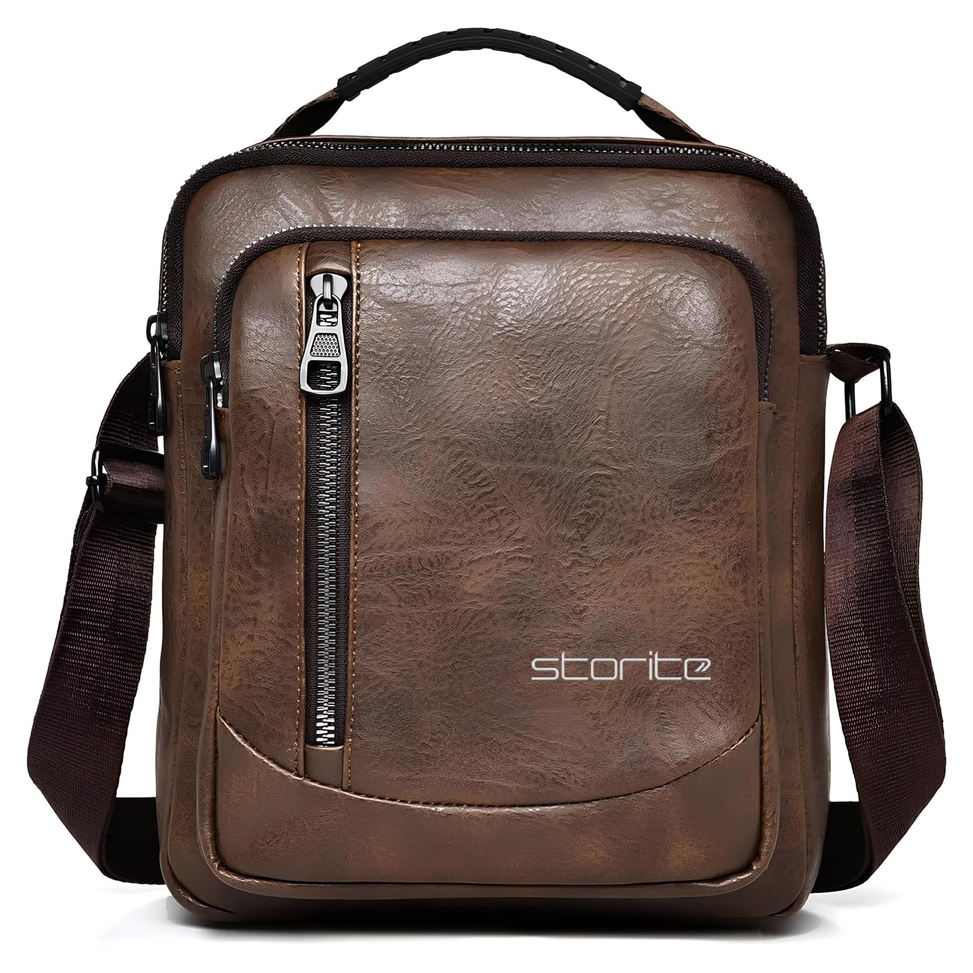 storite Stylish Oxford Sling Bag for Men Messenger Crossbody Bag for Multi Purposes & Travel Office Business One Side Shoulder Carry Handbag For Men-picture-44