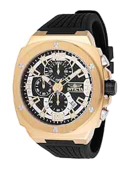 INVICTA クロノグラフ ゴールド ブラック 楽天市場】クロノグラフ（ブランドインビクタ）（腕時計）の通販