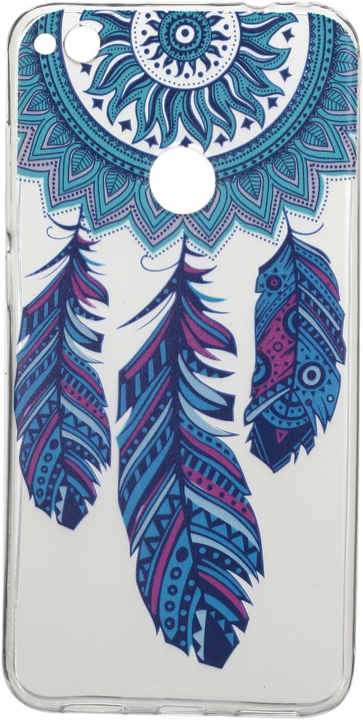 P8 Lite 2017 Case, Caseceo Soft TPU Rubber Silicone Cover for HUAWEI P8 Lite (2017) (Dreamcatcher)