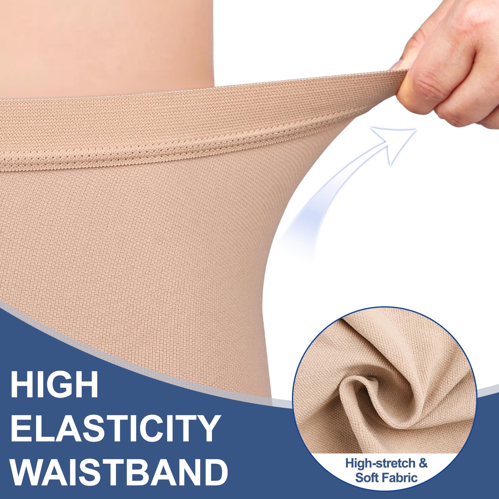 Médicale Collant de Contention à bout ouvert Femme & Homme, 20-30mmhg Classe 2 Collants de compression Soutien Graduel Chaussette de Compression pour Les varices, l'œdème, Le vol