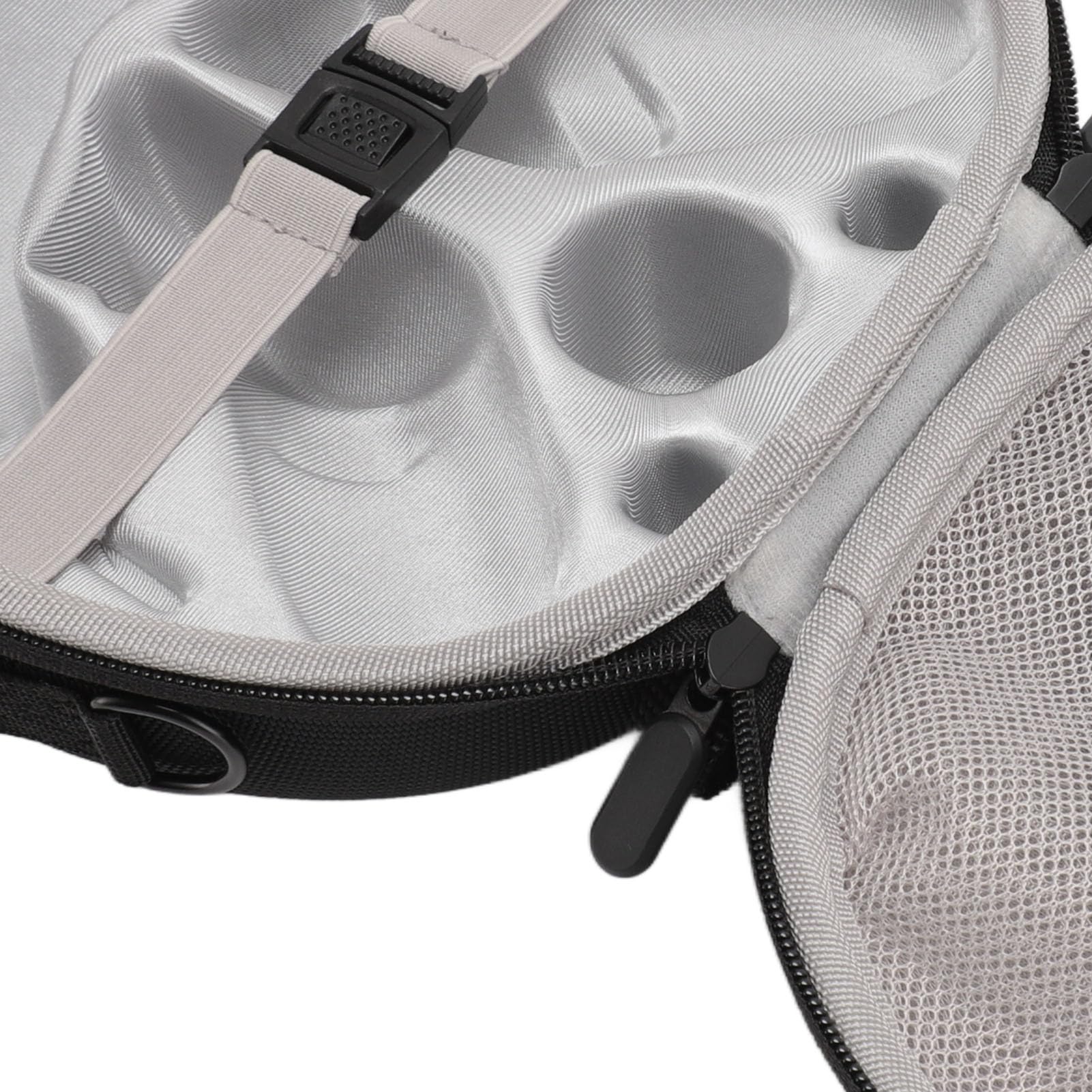 Fockety Custodia Da Trasporto per Visore Meta 3 VR, Custodia Protettiva Da Viaggio Con Tracolla, Rigida Antiurto per Accessori 3, per Viaggi e Archiviazione A CASA (BLACK)