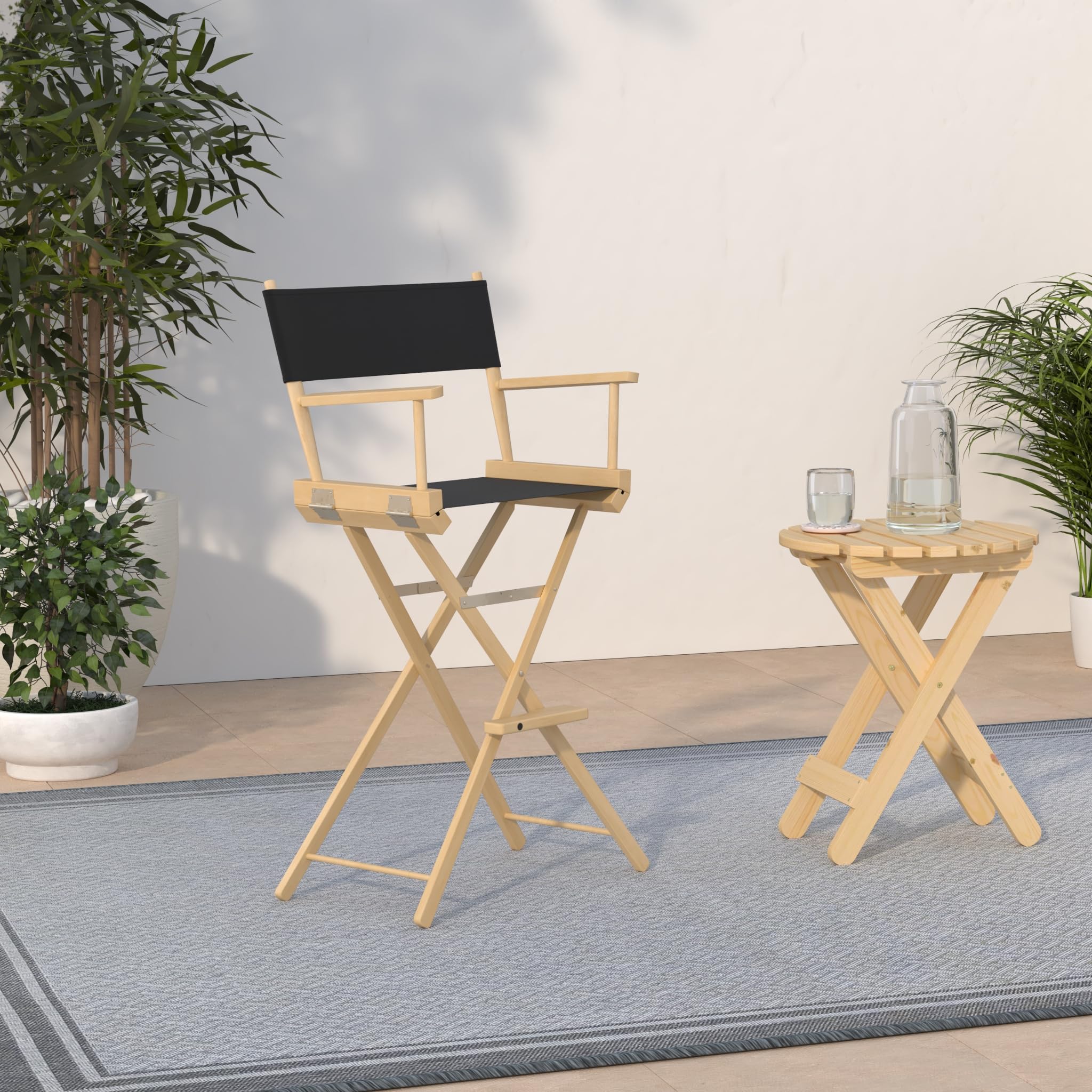 Director's Chair Personalized Gold Medal 30 Inch Bar Height