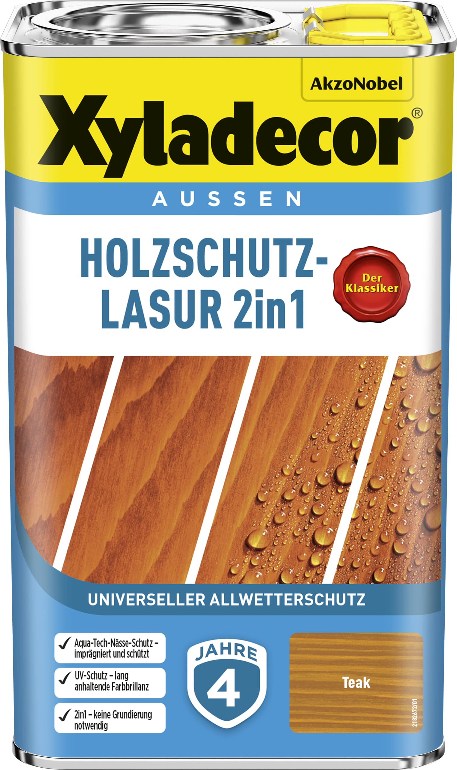 Xyladecor Wood Preservative Stain 203 Teak 2.5 litres