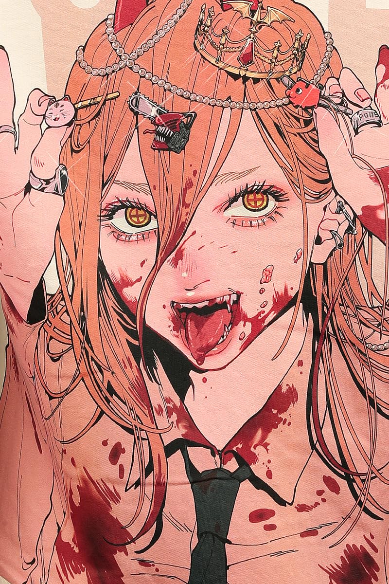 Chainsaw Man Felpa con Cappuccio Donna