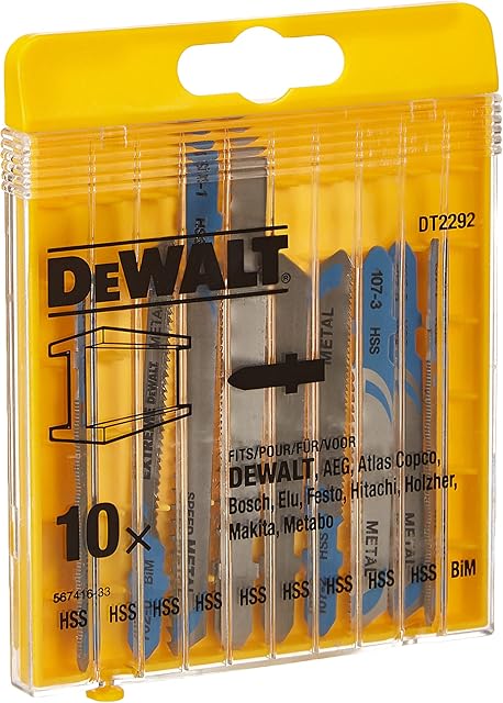 Dewalt DT2292-QZ DT2292-QZ-Conjunto 10 hojas Sierra de calar-Metal