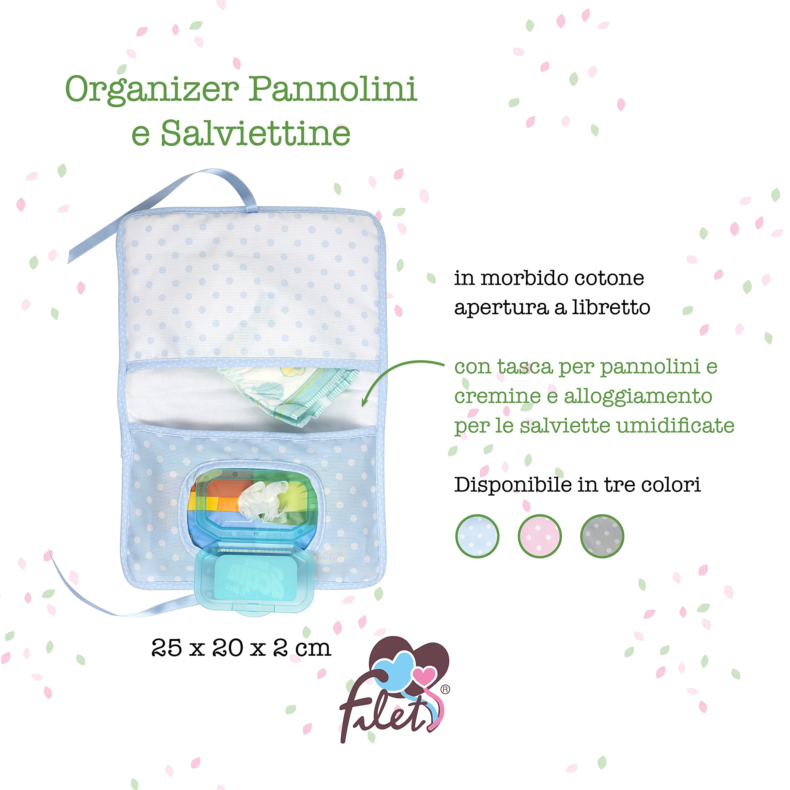 Nizirioo – Set 2 Contenitori E 4 Sacchetti Porta Salviette Umidificate – Con Coperchio – Ricaricabili E Portatili – Per Neonati E Casa - 4